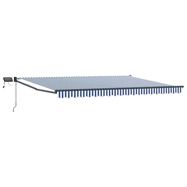 vidaXL Manuelle Gelenkarmmarkise mit LEDs 4 x 2 m