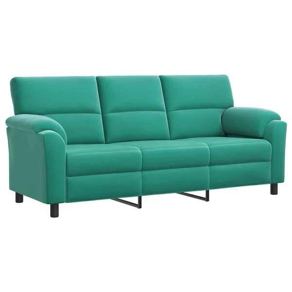 vidaXL Sofa Türkis 214 x 85 x 93 cm Samt
