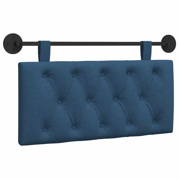 vidaXL Hängendes Kopfteil Blau Stoff