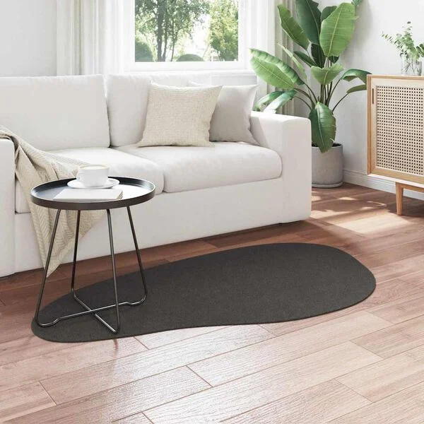 vidaXL Teppich HUARTE Anthrazit 80 x 150 cm Polyester