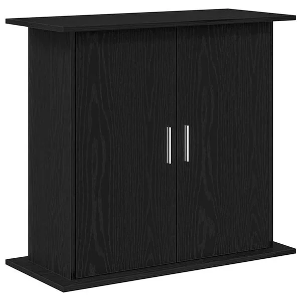 vidaXL Aquariumständer Schwarze Eiche 81 x 36 x 73 cm Holzwerkstoff