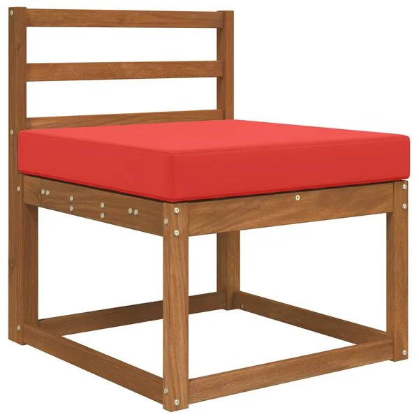 vidaXL Sofakissen für draußen Polyester Rot 60 x 60 cm