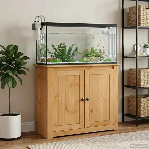 vidaXL Aquariumständer PANAMA Braun 81 x 36 x 73 cm 250 kg