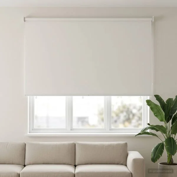 vidaXL Außen-Rollos mit UV-Schutz Weiß 100 x 230 cm (B x H) Polyester