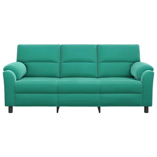 vidaXL Sofa Türkis 214 x 85 x 93 cm Samt