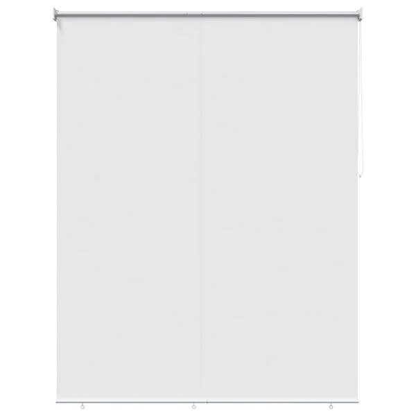 vidaXL Außen-Rollos mit UV-Schutz Weiß 100 x 230 cm (B x H) Polyester
